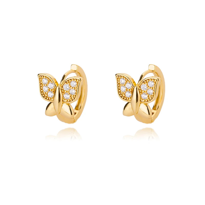 ✨Boucles d’oreilles papillon – Acier inoxydable –✨