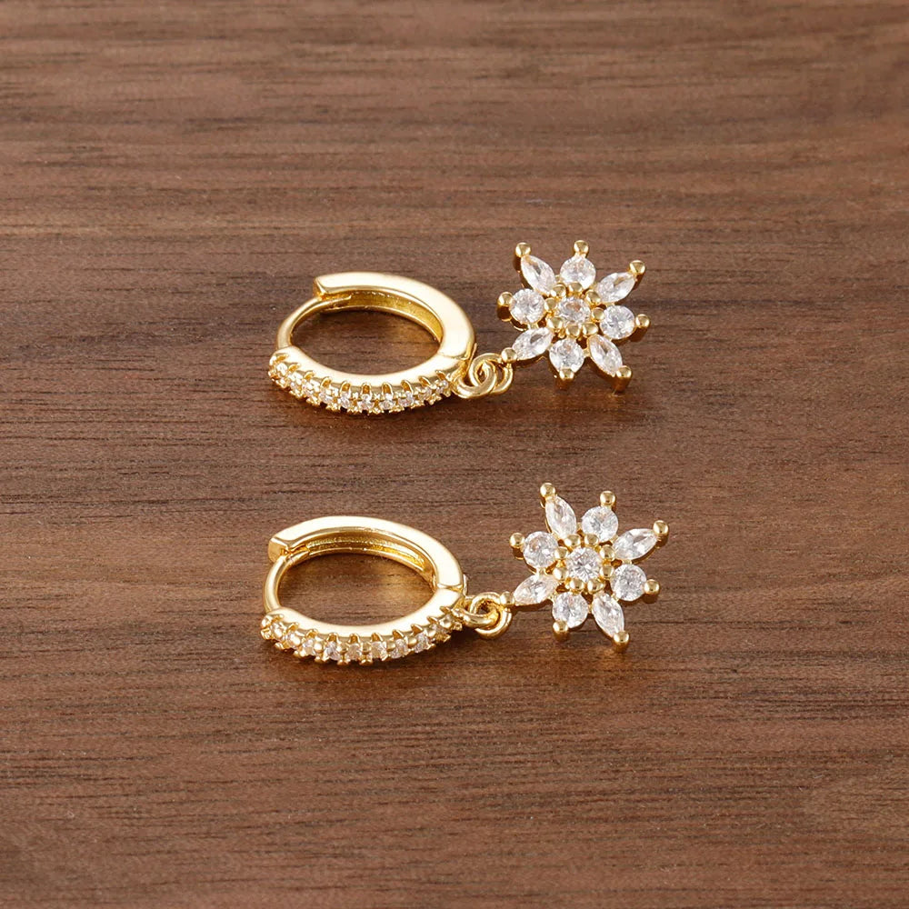 ✨Boucles d’oreilles pendantes étoile en acier inoxydable✨